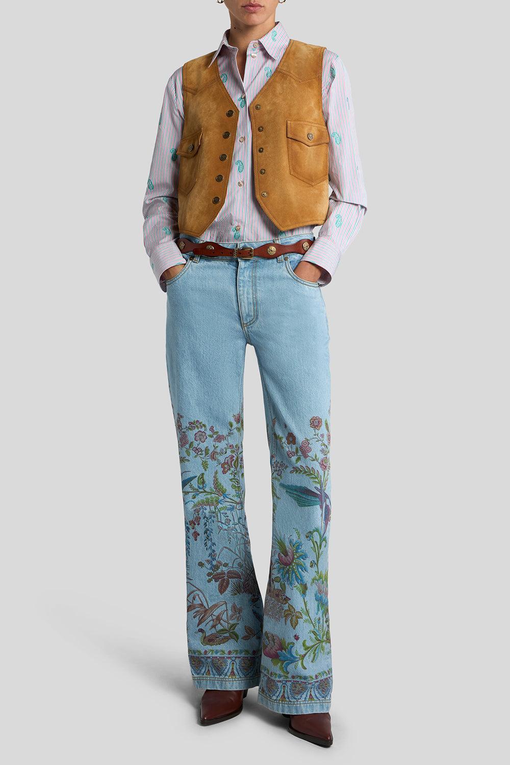 Printed Flare Jeans-DENIM-26-CLOTHINGPANTDENIM-ETRO
