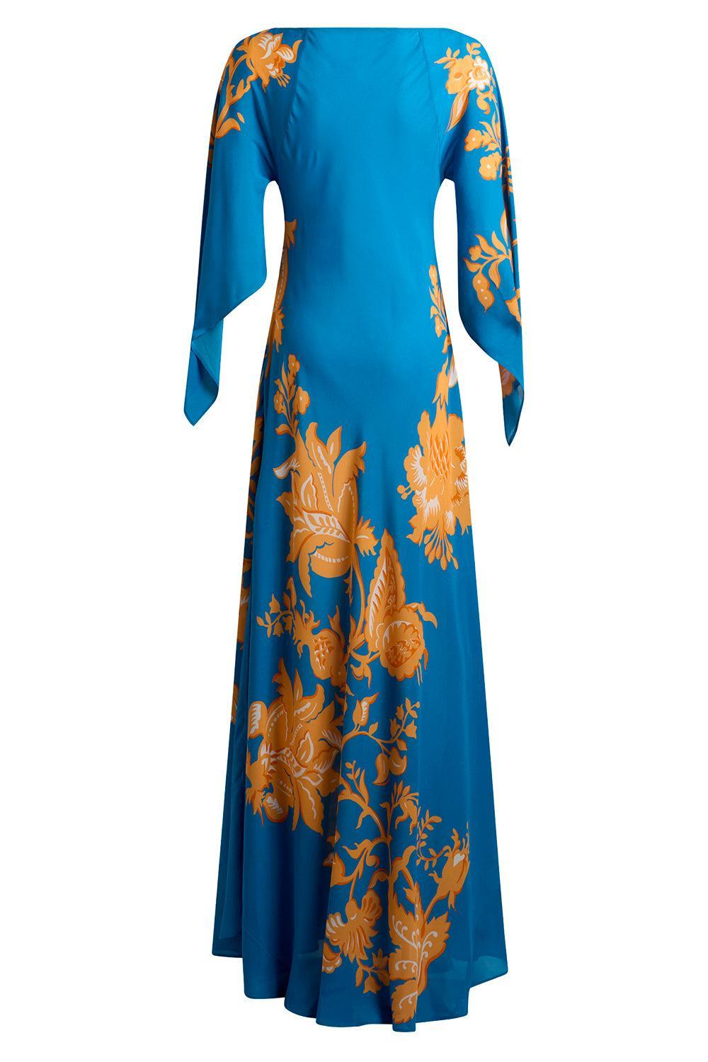 Printed Beach Maxi Dress-PRNTBLUE-38-CLOTHINGDRESSCASUAL-ETRO