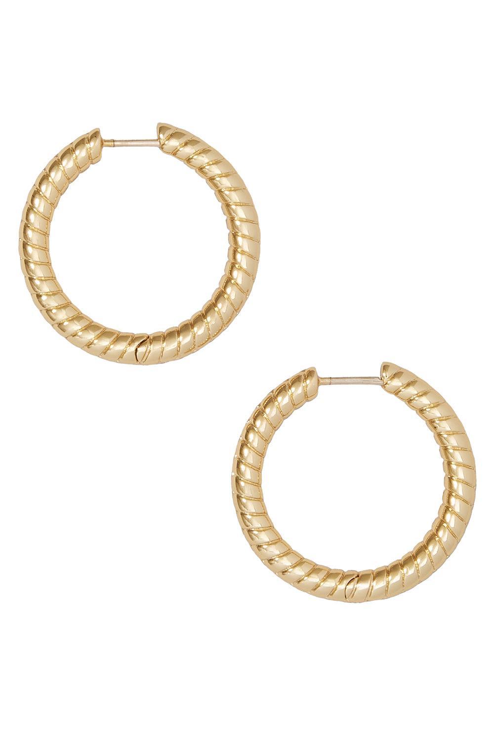 Madison Avenue Huggie Earrings - Yellow-YELLOW-JEWELRYBOUTIQUEEARRING-JENNIFER FISHER