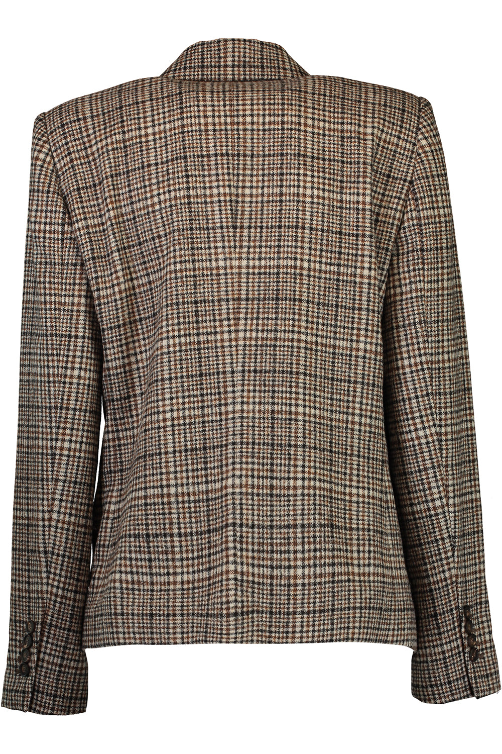 Check Print Suit Jacket