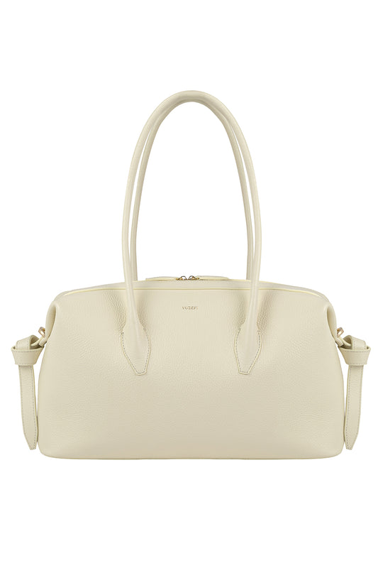Brioche Duffle Bag - Vanilla-CREAM-O/S-HANDBAGSHOULDER-YUZEFI