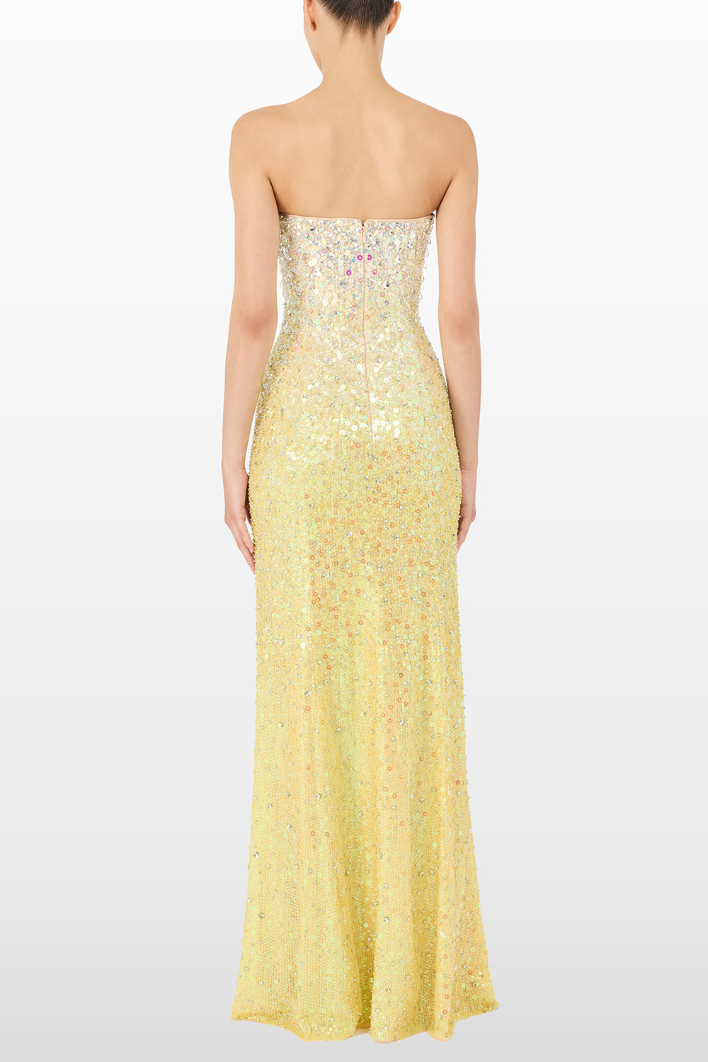 Marle Saint Embellished Strapless Maxi Dress