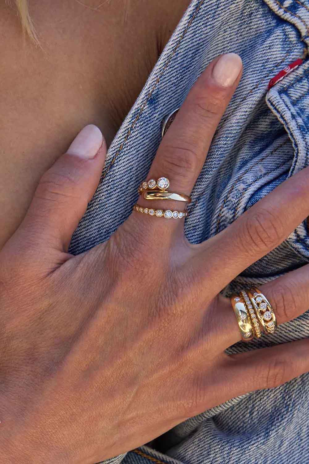 Diamond Overlap Bypass Ring