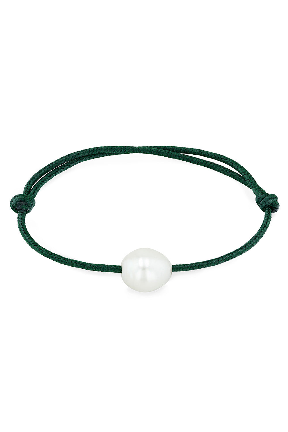 Pearl Green Cord Bracelet