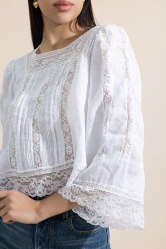 Solstice Top-CREAM-XS-CLOTHINGTOPBLOUSE-DOEN