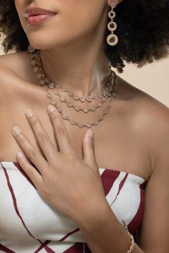 Diamond Link Opera Necklace-ROSE GOLD-17-JEWELRYFINE JEWELNECKLACE O-COOMI
