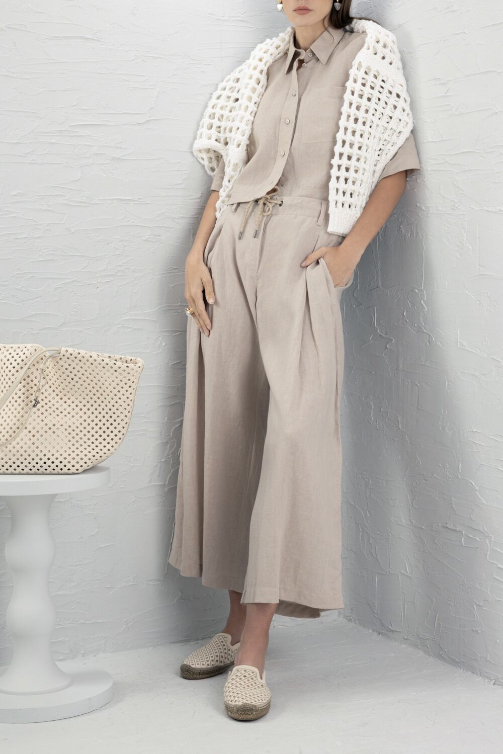 Flare Track Pant-BROWN-XS-CLOTHINGPANTCASUAL-BRUNELLO CUCINELLI