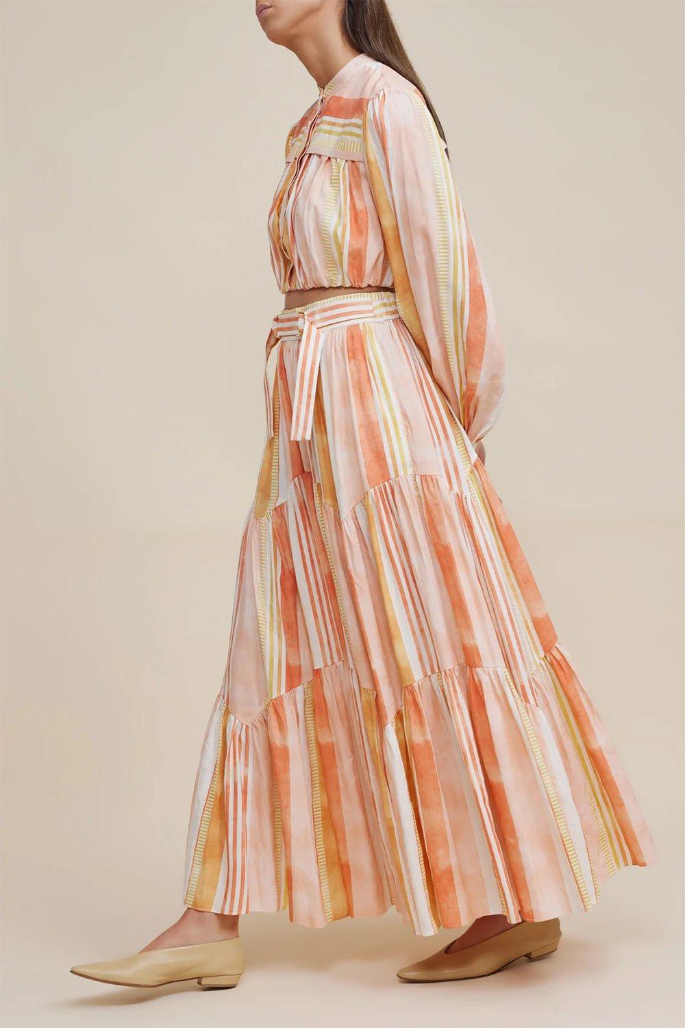 ACLER-Tunstall Stripe Skirt-