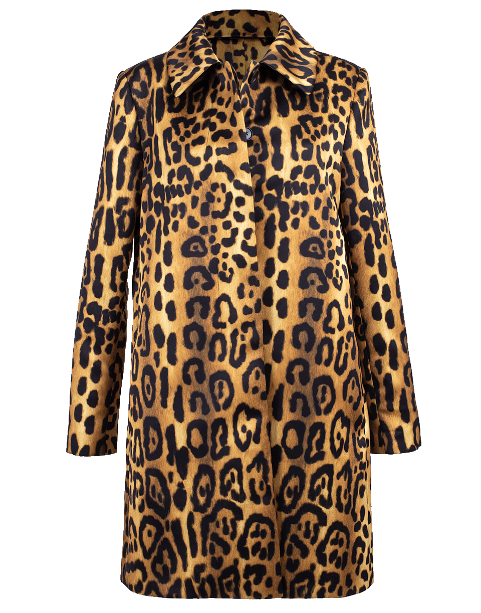 ADAM LIPPES-Duchess Satin Car Coat-JAGUAR