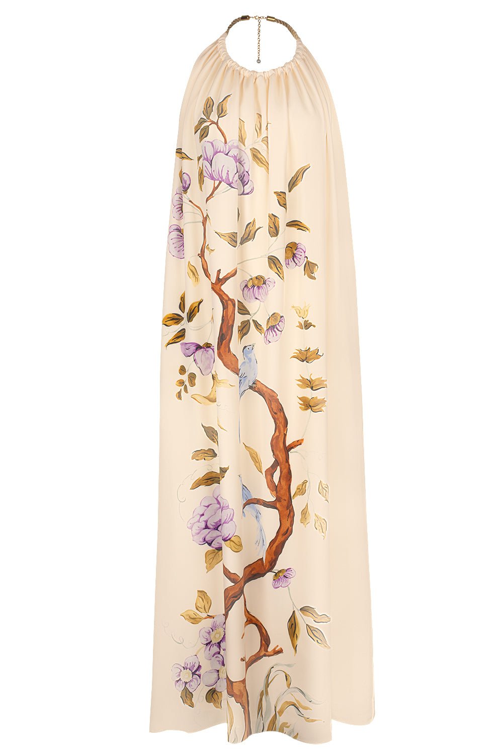 ADAM LIPPES-Printed Halter Dress-