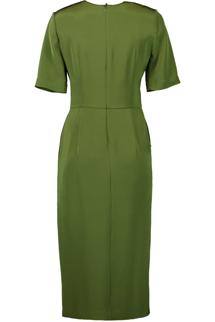 ADAM LIPPES-Short Sleeve Draped Dress-