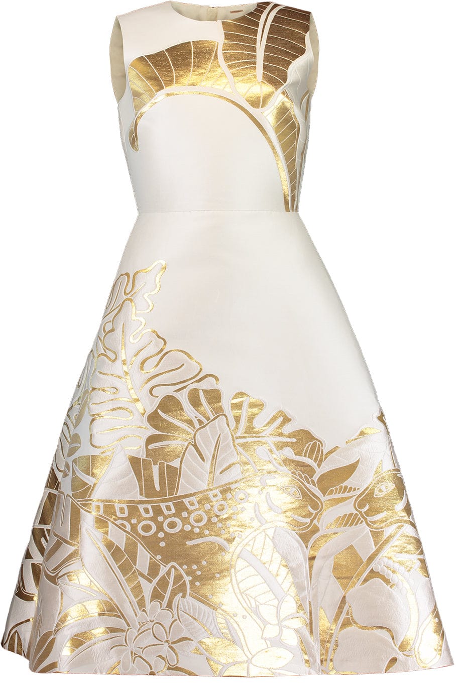 ADAM LIPPES-Fit & Flare Dress-