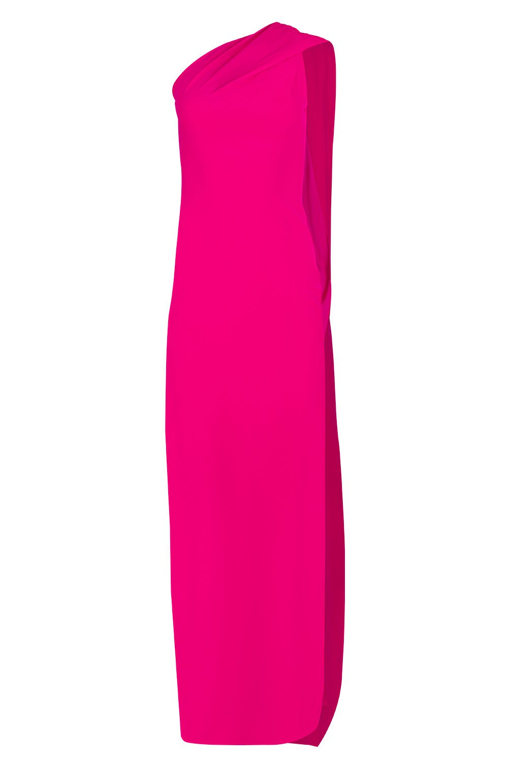 ADAM LIPPES-Foulard Gown-HOT PINK