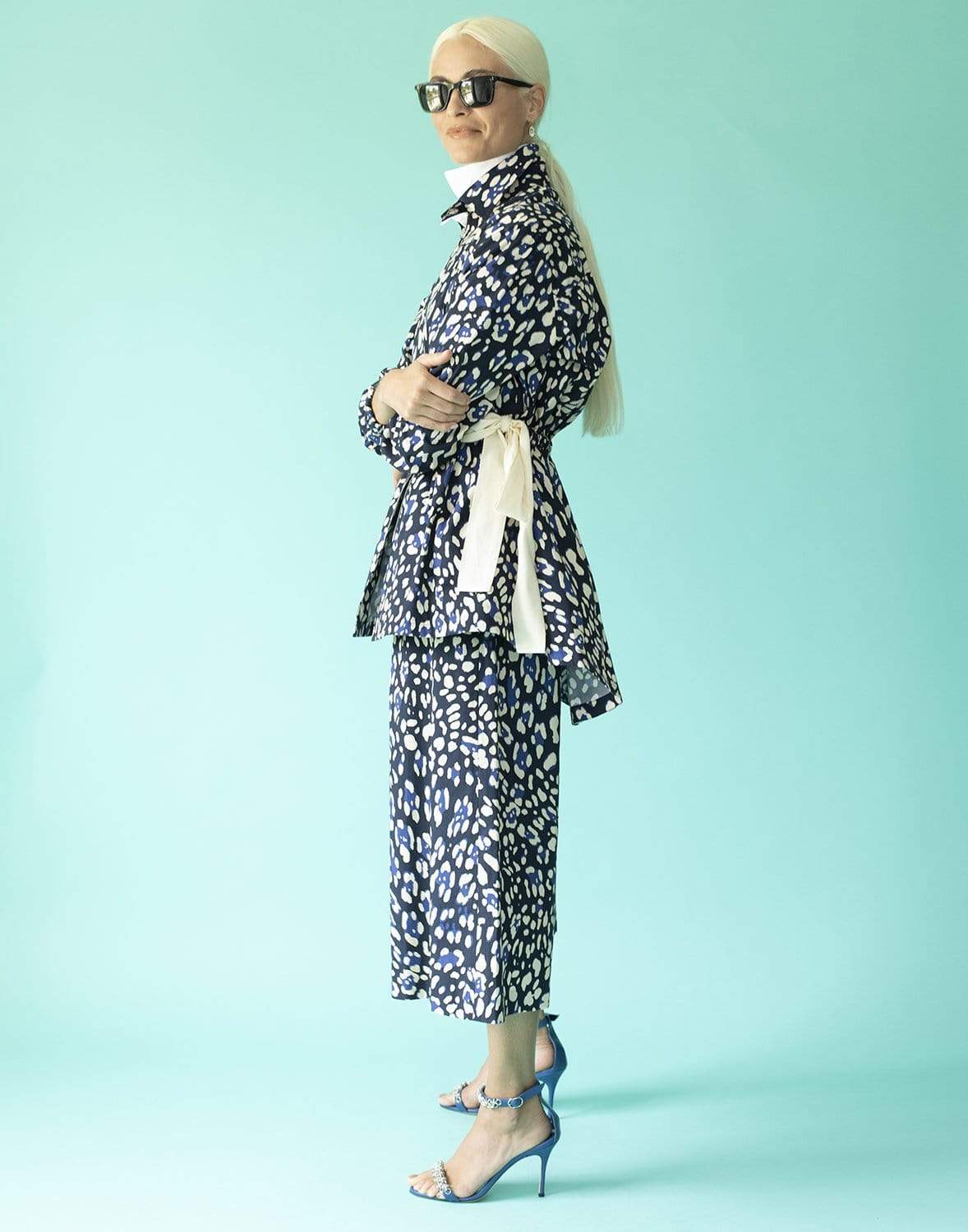 ADAM LIPPES-Print Poplin Anorak-