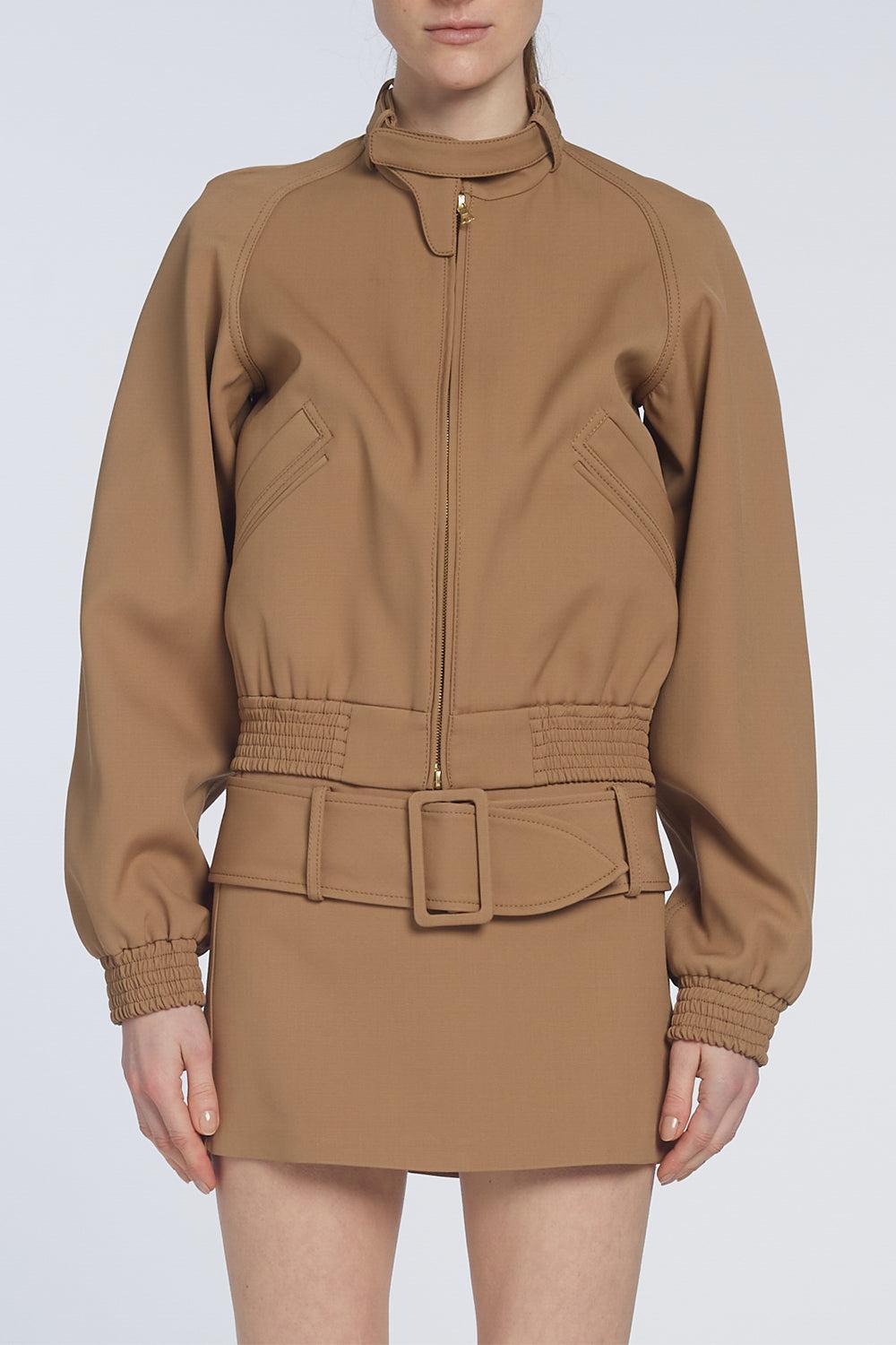 Maclaren Jacket-BROWN-S-CLOTHINGJACKETCASUAL-ADAM LIPPES