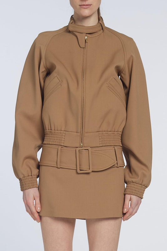 Maclaren Jacket-BROWN-S-CLOTHINGJACKETCASUAL-ADAM LIPPES