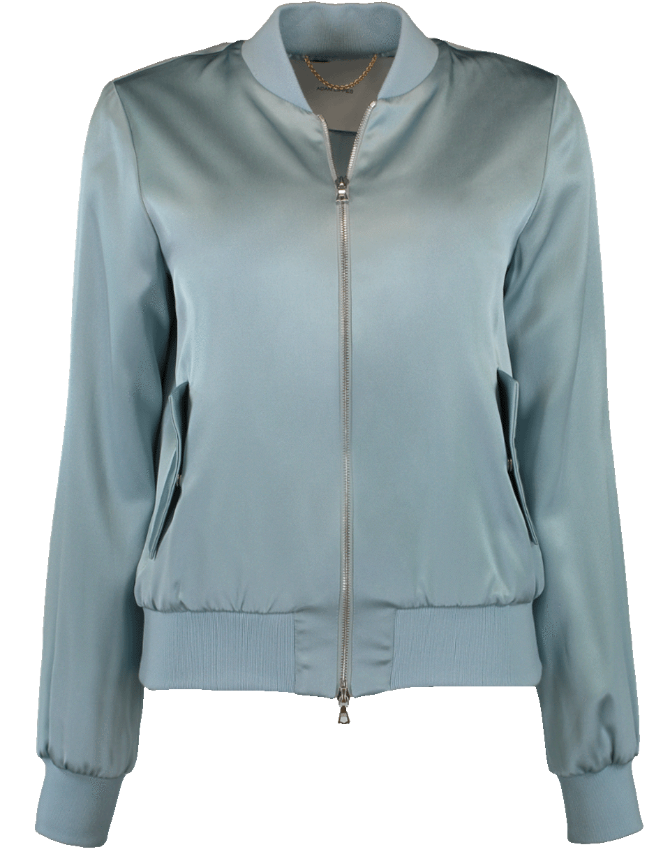 ADAM LIPPES-Silk Bomber Jacket-