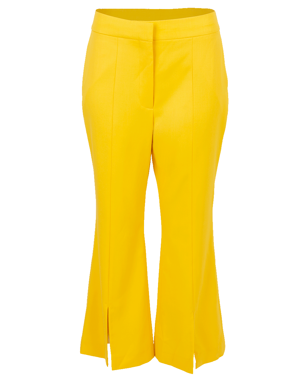 ADAM LIPPES-Tropical Wool Bell Crop Pant-