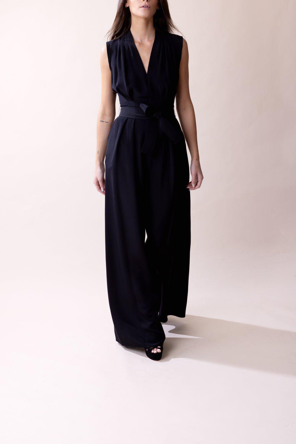 ADAM LIPPES-Nansi Jumpsuit - Black-