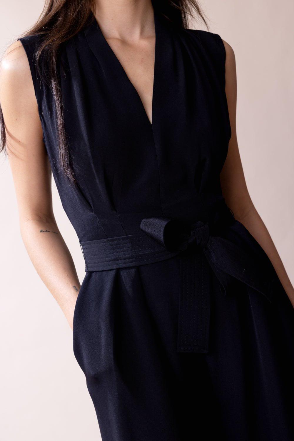 ADAM LIPPES-Nansi Jumpsuit - Black-