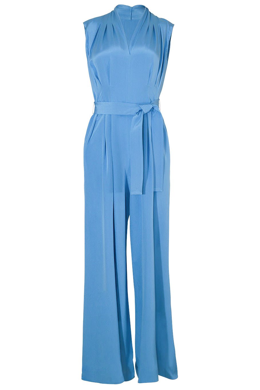 ADAM LIPPES-Nansi Jumpsuit - Cerulean-