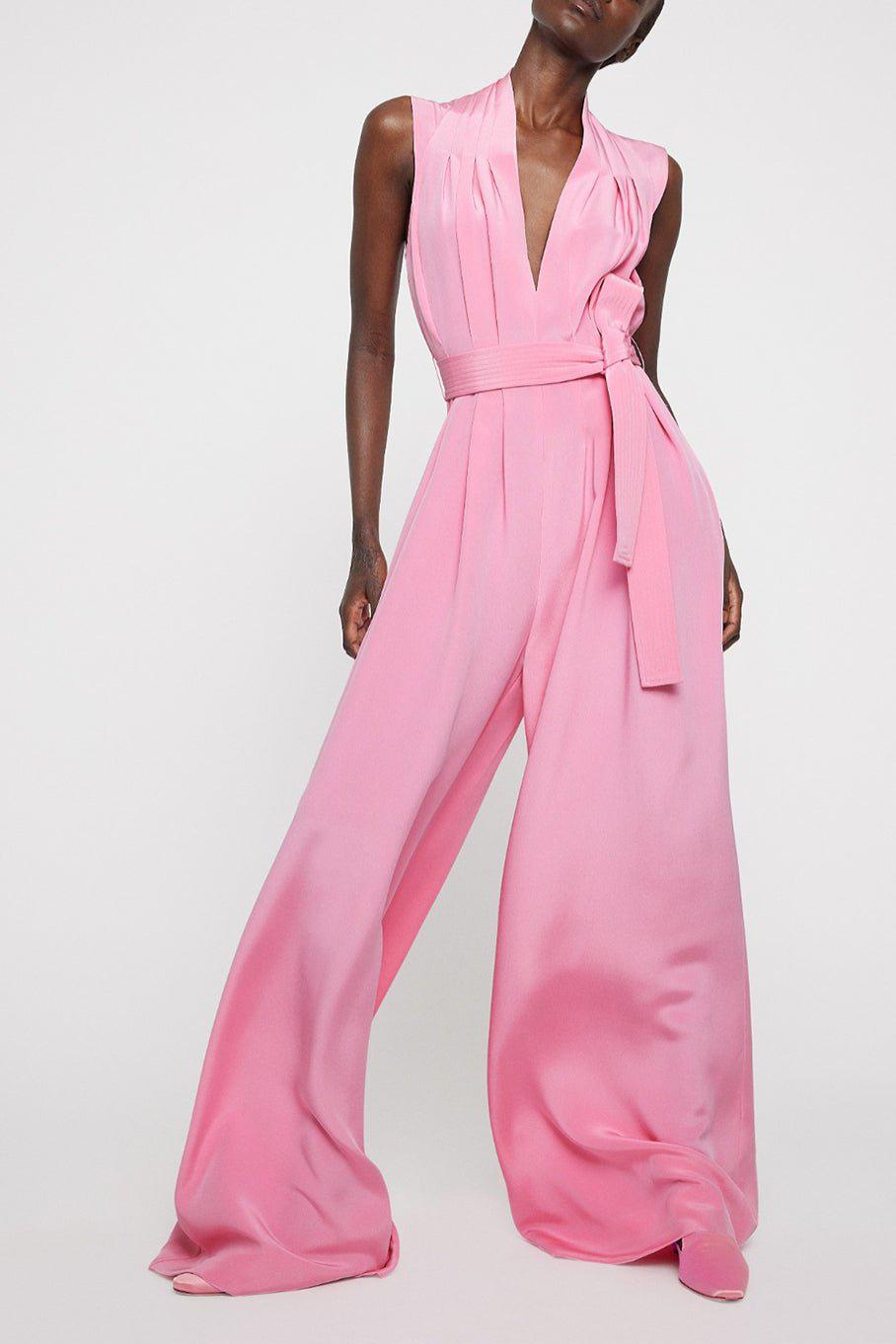 ADAM LIPPES-Nani Jumpsuit - Rose-