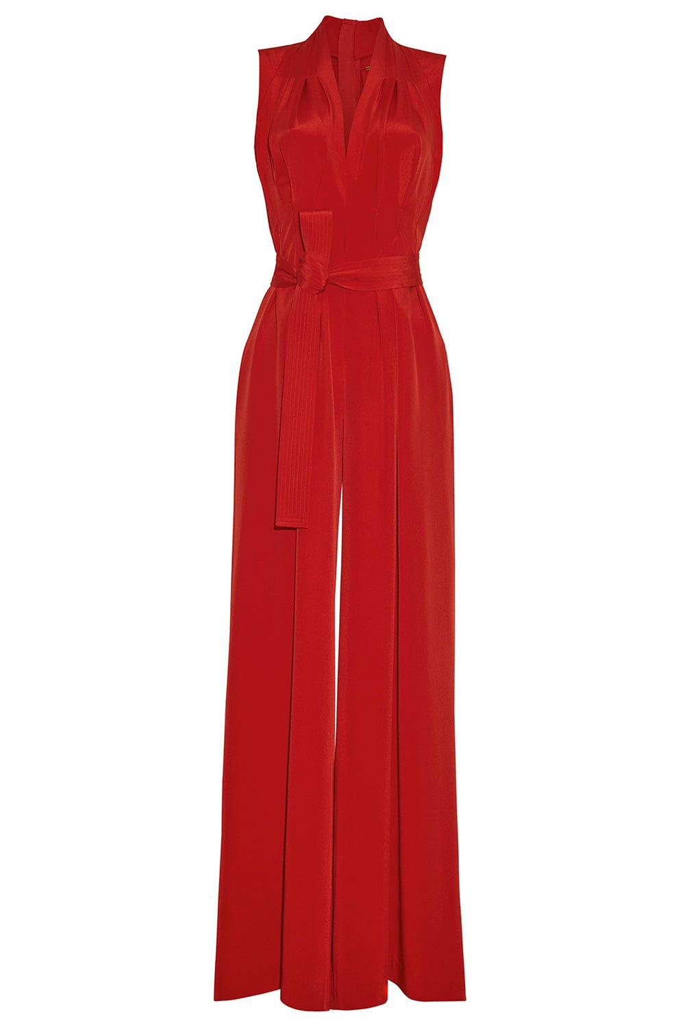 ADAM LIPPES-Nansi Jumpsuit - Vermilion-