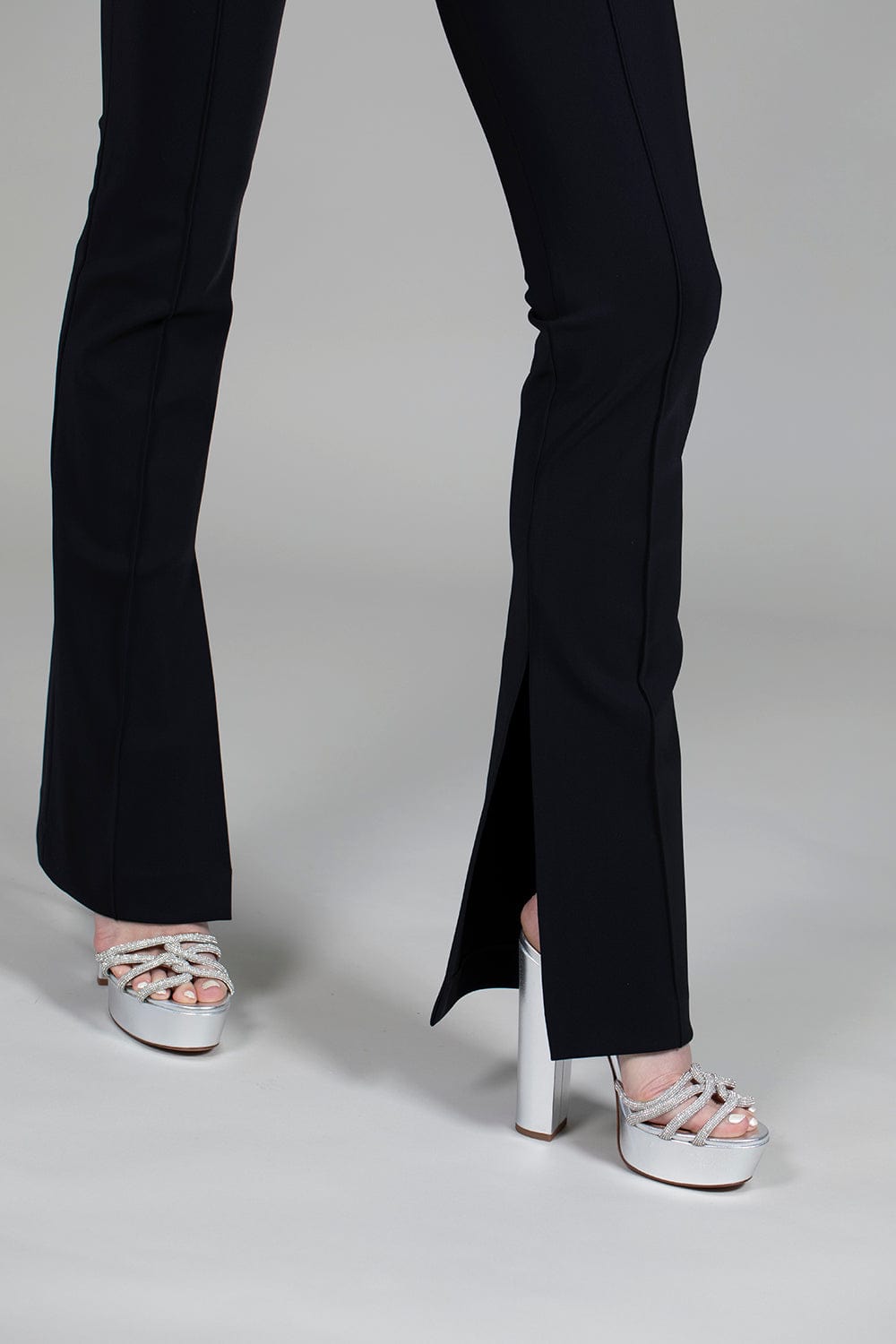 ADAM LIPPES-Eva Flare Pant With Slit-