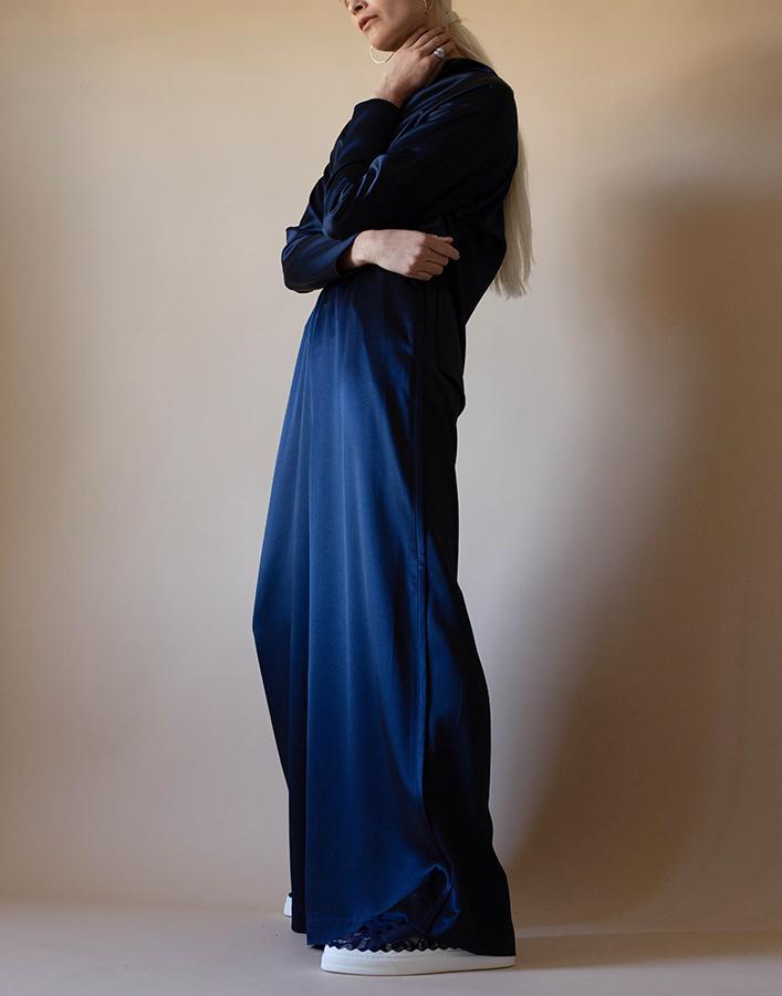 ADAM LIPPES-Silk Wide Leg Sweatpants-