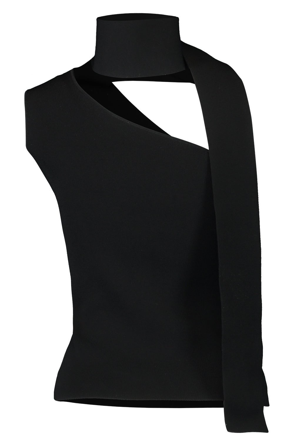 ADAM LIPPES-One Shoulder Compact Top-