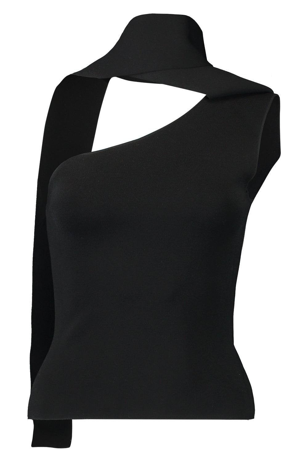 ADAM LIPPES-One Shoulder Compact Top-