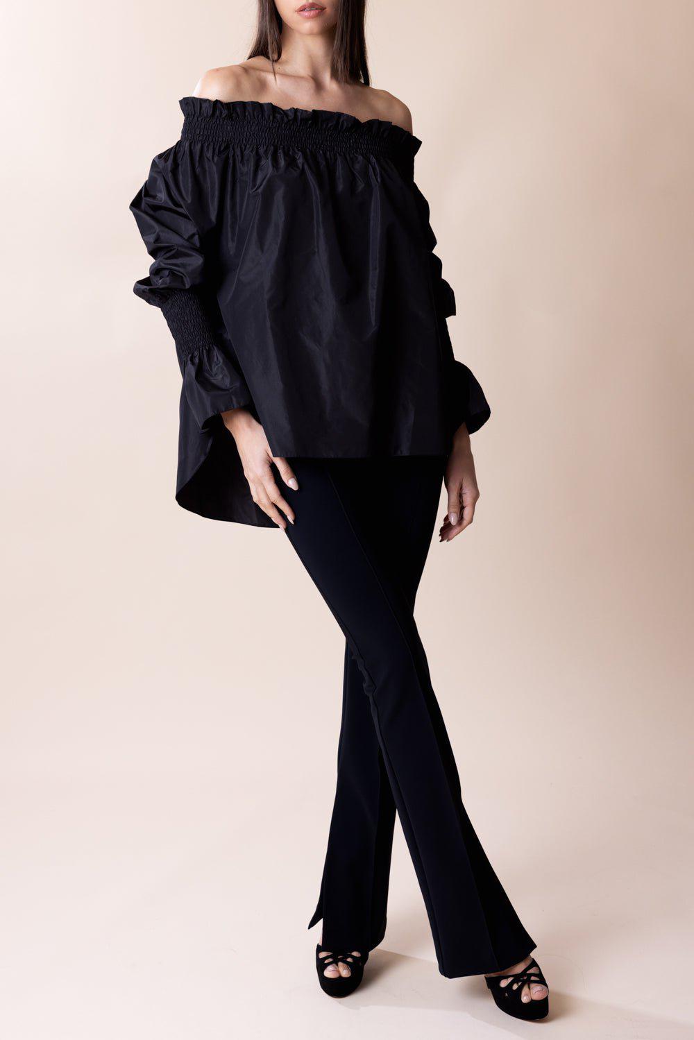 ADAM LIPPES-Sadé Top - Black-