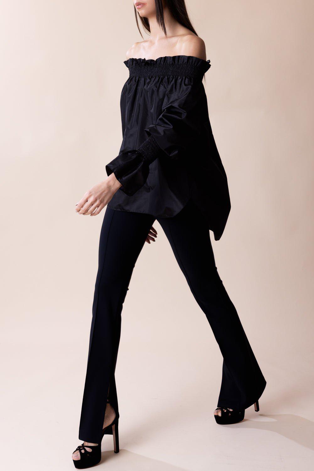 ADAM LIPPES-Sadé Top - Black-