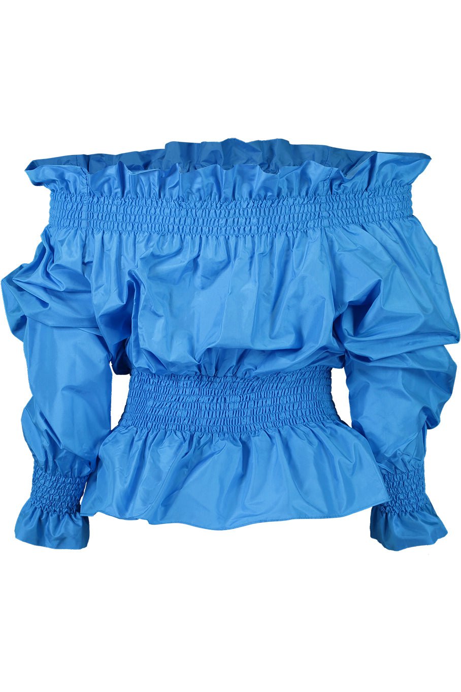 ADAM LIPPES-Smocked Waist Top-