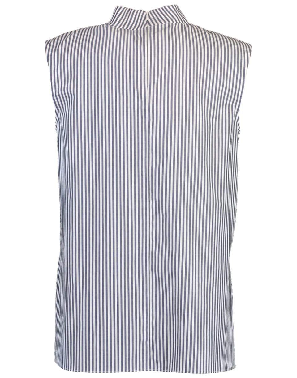 ADAM LIPPES-Sleeveless Shirred Neck Top-