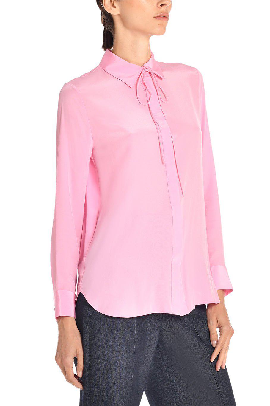 ADAM LIPPES-Thin Bow Blouse-