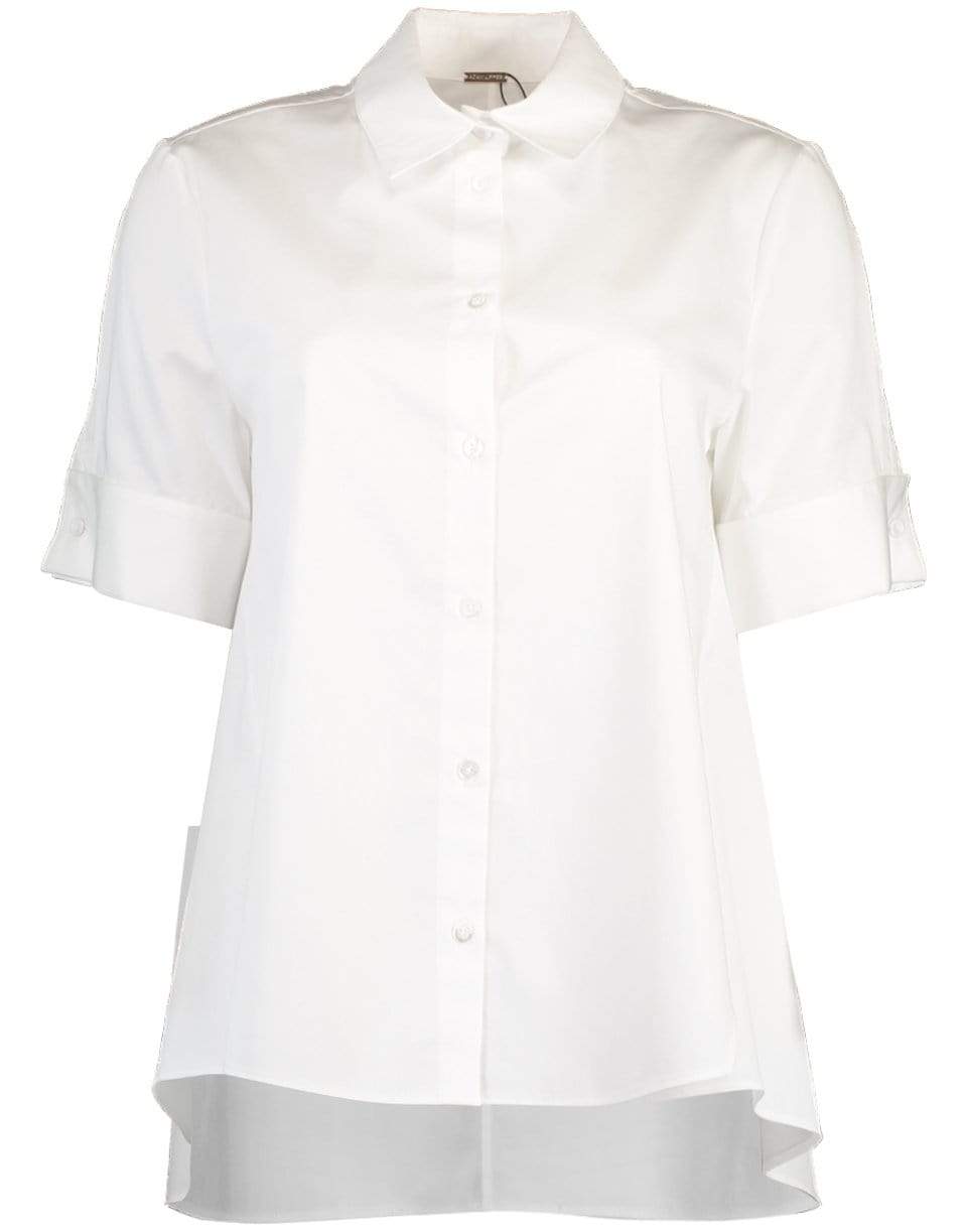 ADAM LIPPES-Short Sleeve Trapeze Top-