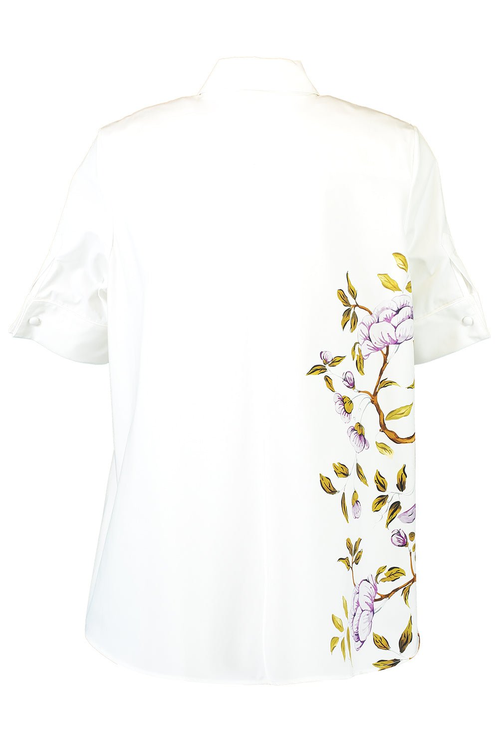ADAM LIPPES-Printed Trapeze Shirt-
