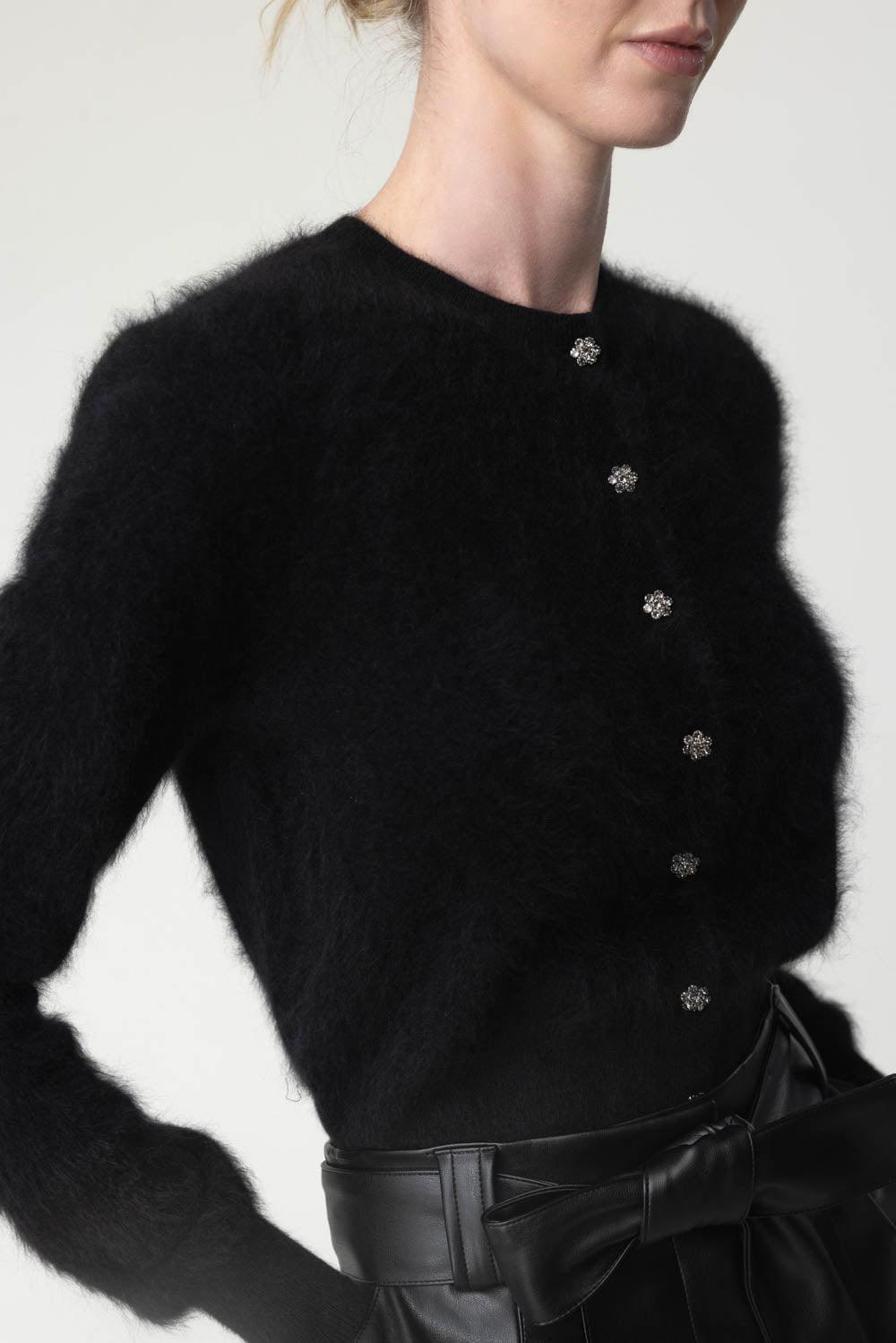ADAM LIPPES-Cruz Cardigan - Black-