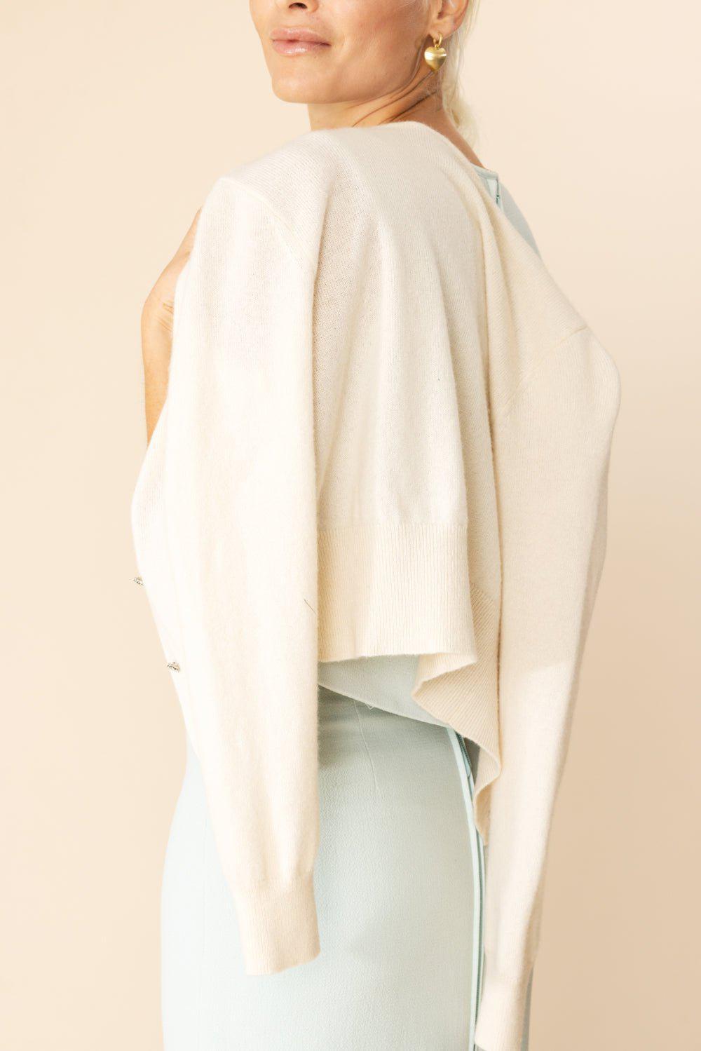 ADAM LIPPES-Cruz Cardigan - Ivory-