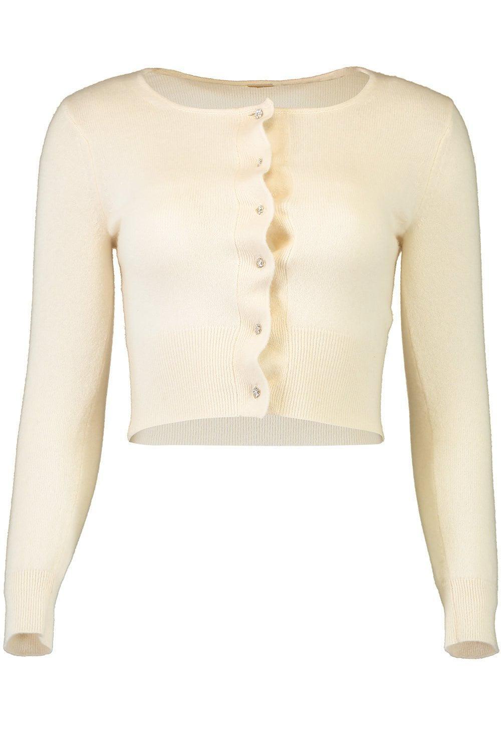 ADAM LIPPES-Cruz Cardigan - Ivory-