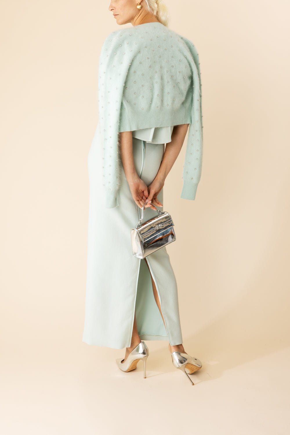 ADAM LIPPES-Cruz Cardigan - Mint-