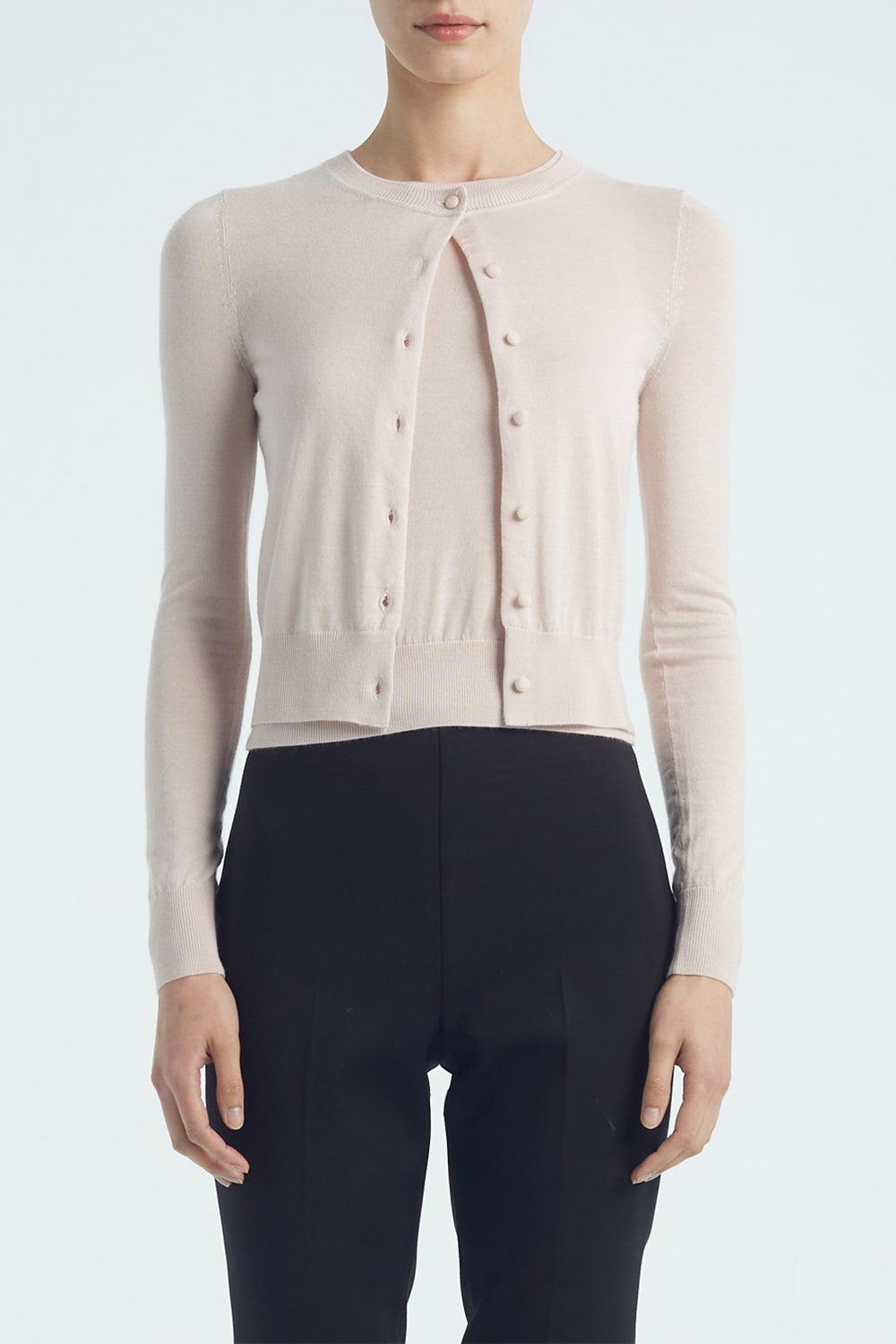 Worth Cardigan - Pink-PINK-XS-CLOTHINGTOPCARDIGAN-ADAM LIPPES