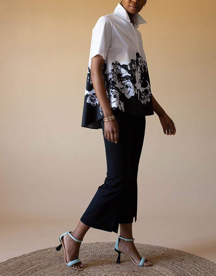 ADAM LIPPES-Printed PoplinTrapeze Top-