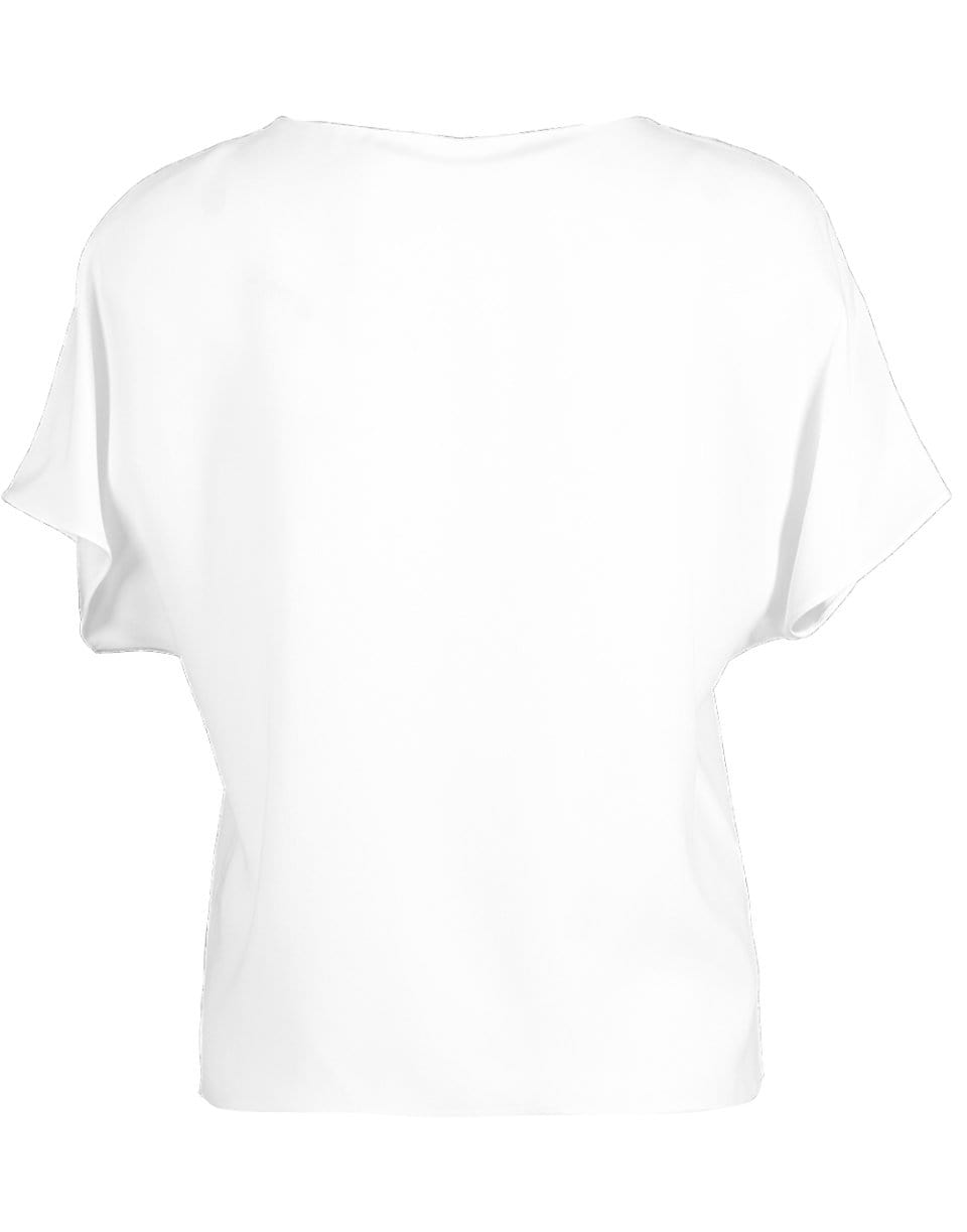 ADAM LIPPES-Ivory Short Sleeve Dolman Top-