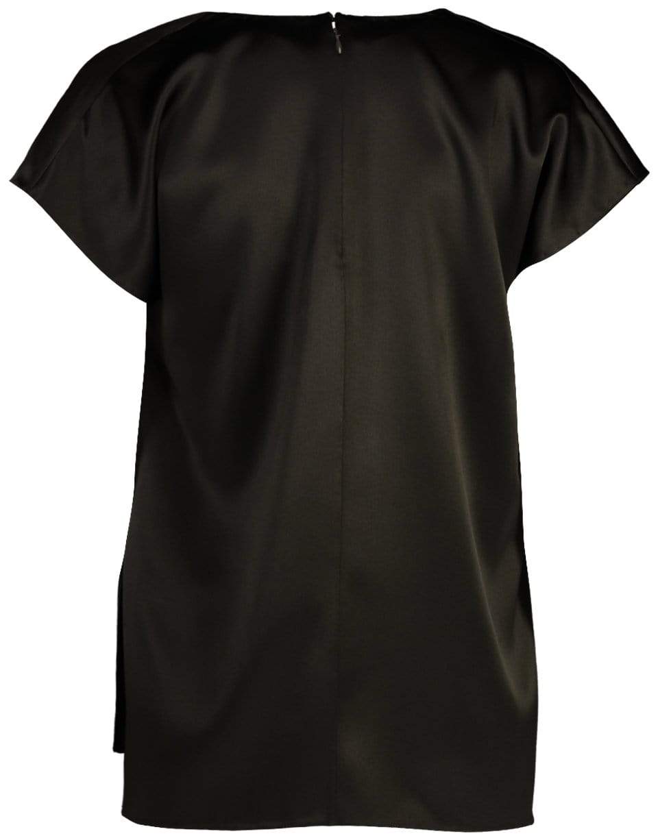 ADAM LIPPES-Olive Cowl Neck Top-