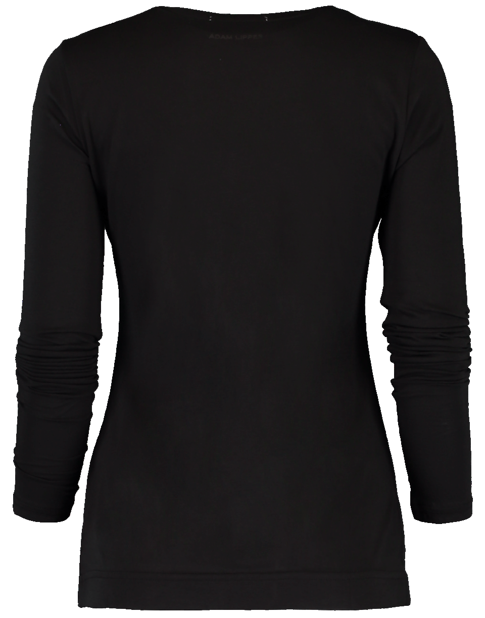 ADAM LIPPES-Cotton Crewneck T-Shirt-