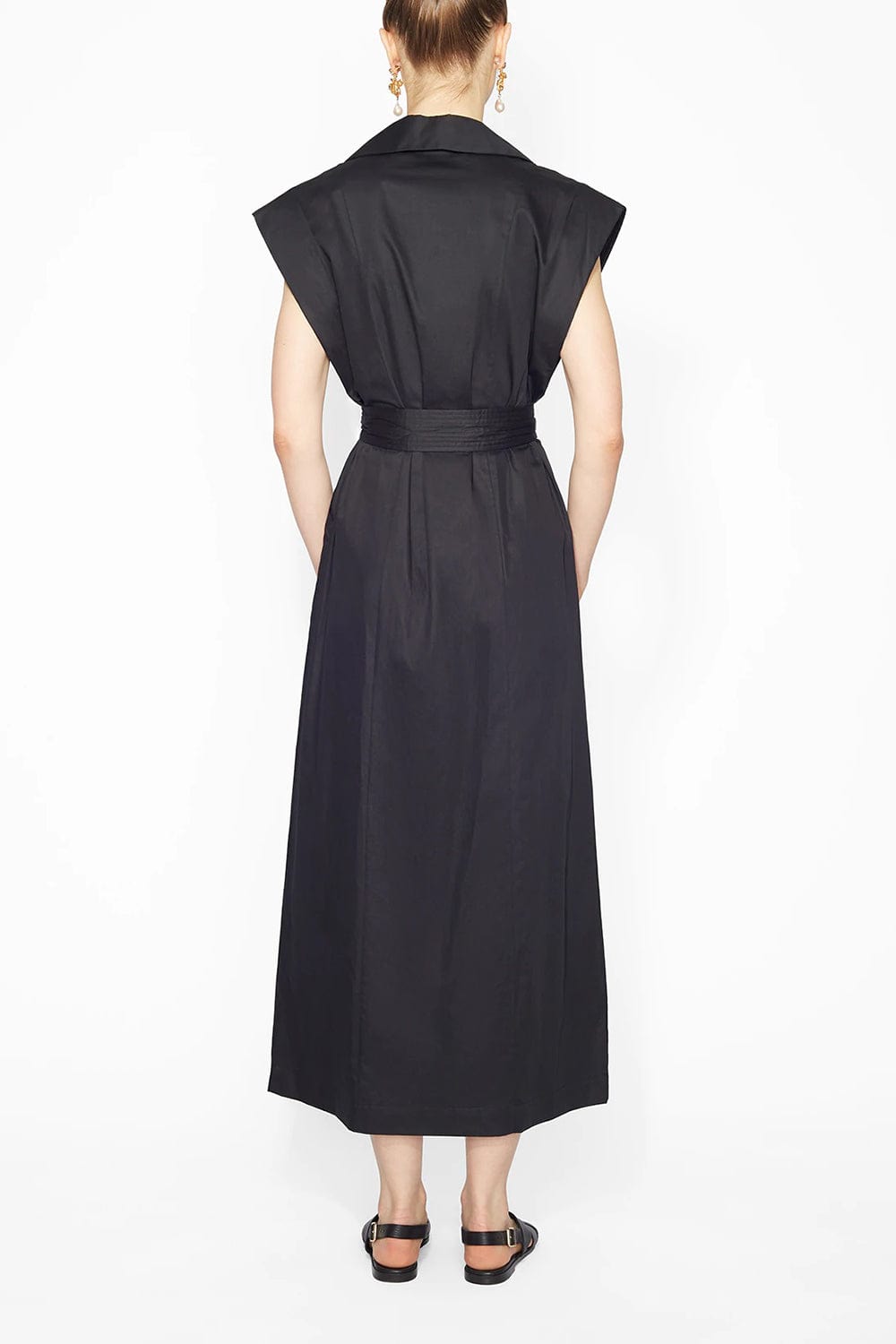 ADAM LIPPES-Quilted Sleeve Shirt Dress-
