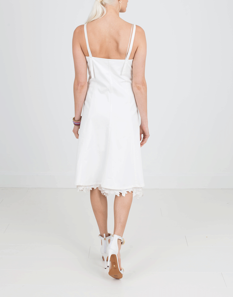 ADAM SELMAN-Chichi Denim Zip Dress-