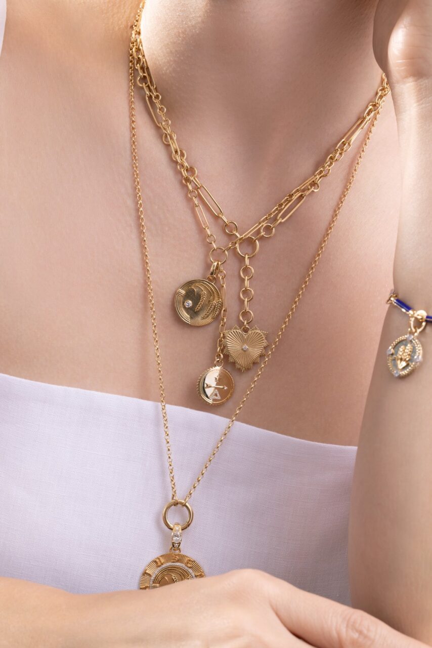 Dream Fine Mixed Clip Extension Necklace-YELLOW GOLD-JEWELRYFINE JEWELNECKLACE O-FOUNDRAE